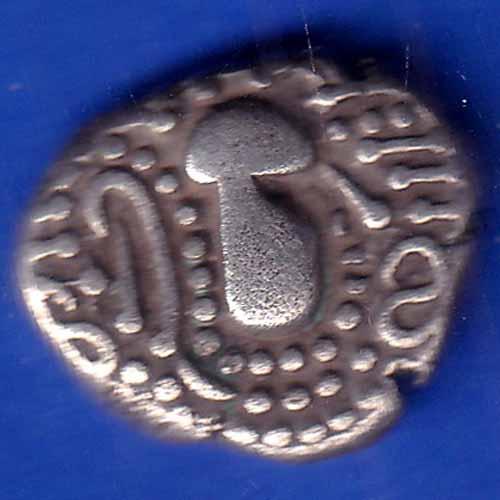 ANCIENT INDIA GADHAYA DYNASTY KING PORTRAIT COIN ANH1150