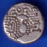 ANCIENT INDIA GADHAYA DYNASTY KING PORTRAIT COIN ANH1348