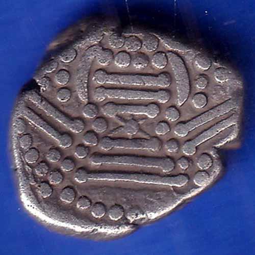 ANCIENT INDIA GADHAYA DYNASTY KING PORTRAIT COIN ANH1150