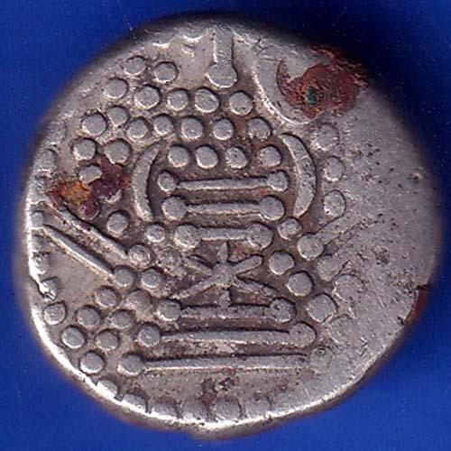 ANCIENT INDIA GADHAYA DYNASTY KING PORTRAIT COIN ANH1348