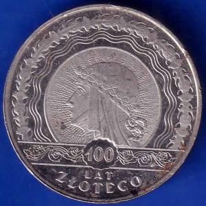 MEDAL - NUMIZMAT - 100 LAT ZŁOTEGO Z ALBUMEM DZIEJE ZŁOTEGO ANH1204