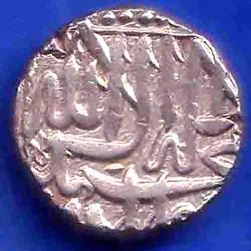 Mughal Akbar Mahmudi Silver Coin ANH3405