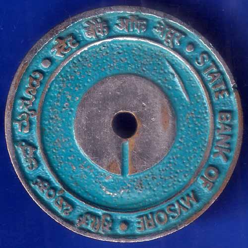 Bank Token : State Bank Of India MYSORE HONGAHALLY 48 ANH1548