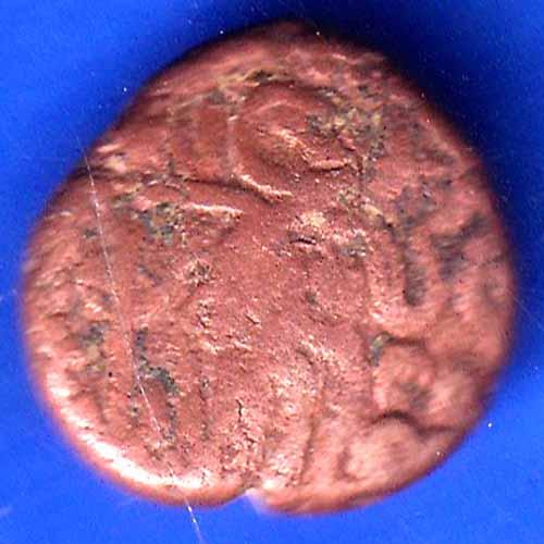 Ancient India Raja Raj Chola Chola Octopus Man Coin ANH3048