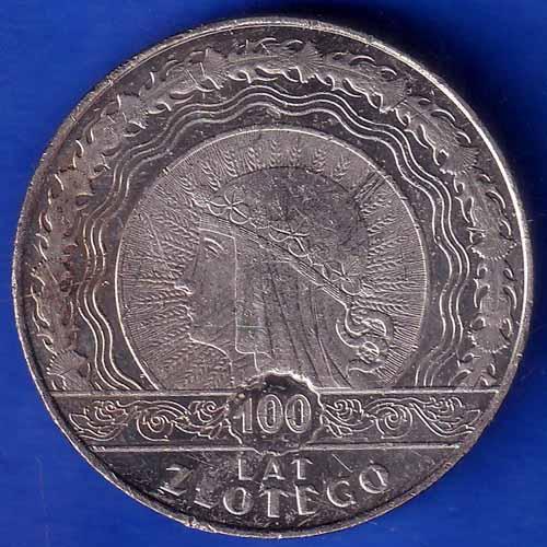 MEDAL - NUMIZMAT - 100 LAT ZŁOTEGO Z ALBUMEM DZIEJE ZŁOTEGO ANH1155