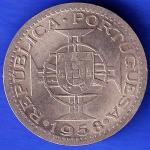 Portuguese India Goa 60 Centavos 1958 Coin ANH3349