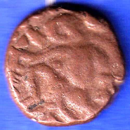 Ancient India Raja Raj Chola Chola Octopus Man Coin ANH3350