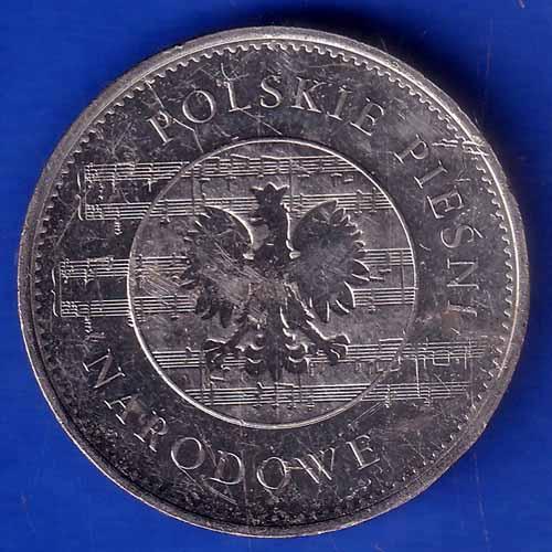 NARODOWE POLSKIE PIESNI RARE COIN ANH1158