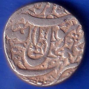 Mughals Jahangir Ahmednagar Mint One Rupee Silver coin– ANH1304