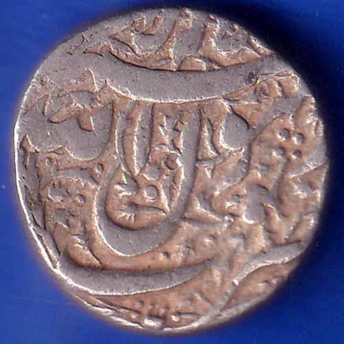 Mughals Jahangir Ahmednagar Mint One Rupee Silver coin– ANH1304