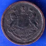 East India Company 1248 Pie Copper Coin ANH304