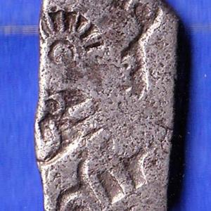 Ancient India Mauryan Period Magadh Dynasty Silver Punchmark ANH3255