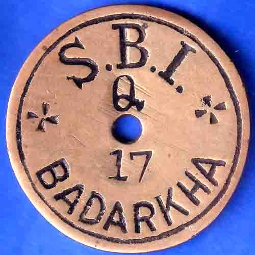 TOKEN:- BADARKHA S.B.I. TOKEN ANH3455