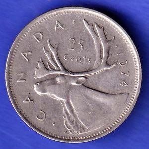WOLD COIN Canada 25 Cents – Elizabeth II HSK905