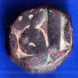 Mughal Akbar One Dam Rare Copper Coin ANH1922