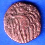 Ancient India Raja Raj Chola Chola Octopus Man Coin ANH3357