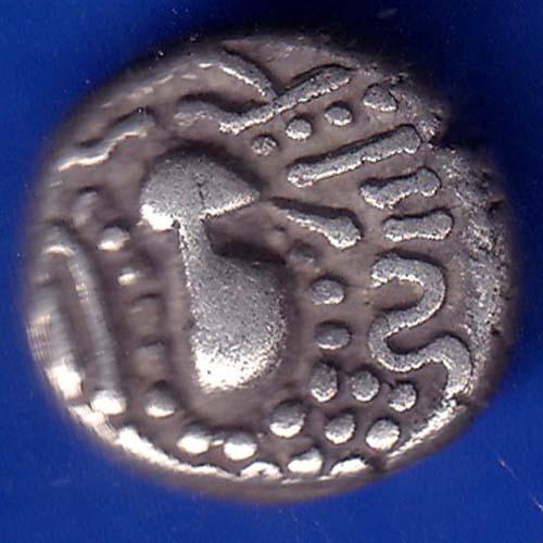 Ancient India Gadhaya Dynasty King Portrait Coin ANH870