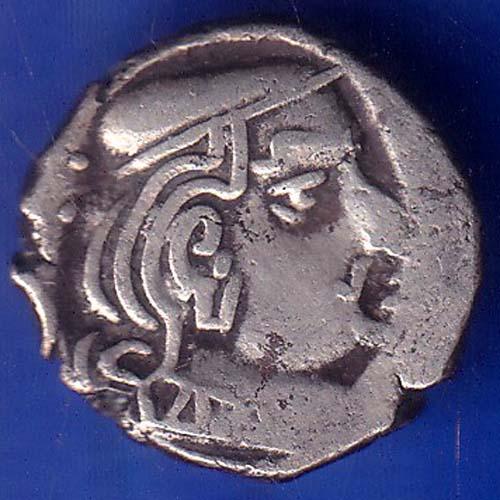 Ancient India Kshtrap Dynasty Kings Portrait Silver Coin ANH875