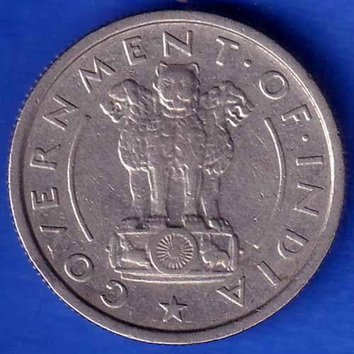 Government of India 1954 half Rupee Coin ANH1180