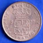 Sweden 2 Kronor – Gustaf VI Adolf 1971 ANH3407