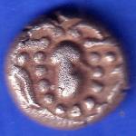 ANCIENT INDIA GADHAYA DYNASTY KING PORTRAIT COIN  SK965