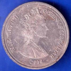 gibralter queen elizabeth ii Diana Princess Of Wales one crown 2014 rare coin ANH1943
