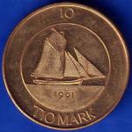 Finland 10 Markkaa Aland 1991 tio deler tio mark ANH998