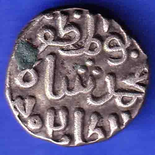 Delhi Sultan Mohammad Bin Tughlaq 6 Gani coin HSK62
