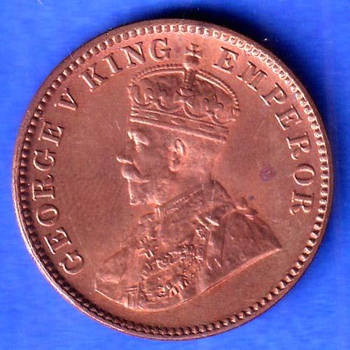 British india 1936 BOMBAY MINT George v one quarter anna copper coin SK966