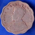 British India 1934 George VI King 1 Anna Coin ANH1258
