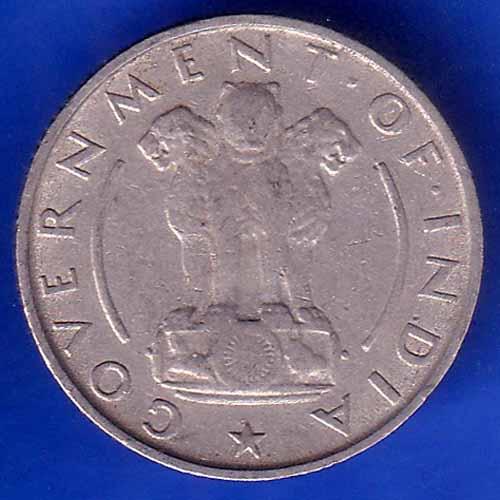 Government Of India 1/2 Rupee Of 1950 BOMBAY MINT Coin ANH3059