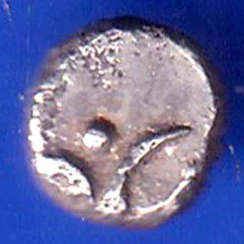 TRAVANCORE STATE RAJARAM VERMA IV SILVER CHUKRAM COIN HSK 11