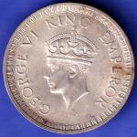 British India 1942 Bombay Mint George Vi One Rupee SILVER COIN SK365