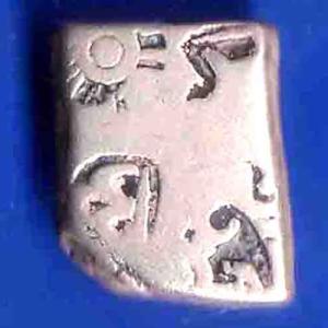 Ancient India Mauryan Period Magadh Dynasty Silver Punchmark ANH3410