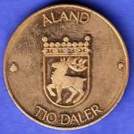 Finland 10 Markkaa Aland 1991 tio deler tio mark  SK475