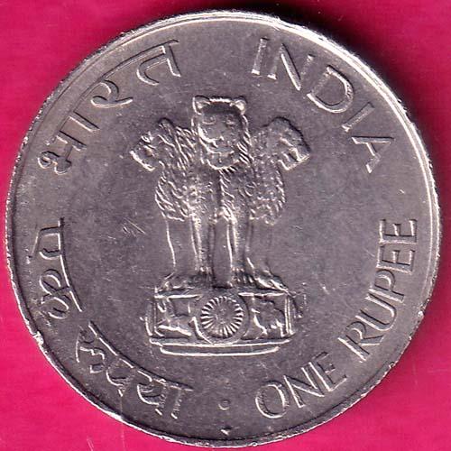 UNC Republic india 1869-1948 Mahatma Gandhi One Rupee Coin