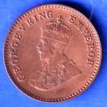 BRITISH INDIA 1933 1/12 ANNA GEORGE VI COPPER COIN SK969