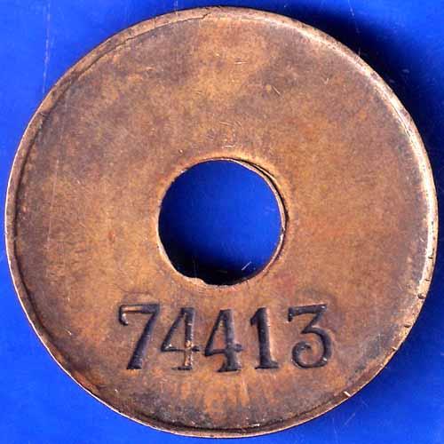 TOKEN 74413 CALCUTTA P&A OFFICE TOKEN ANH1861
