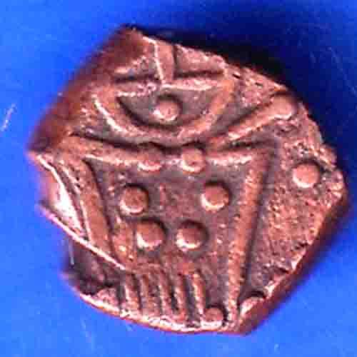 indo french PUDUCHERRY copper coin ANH3459