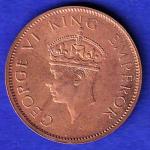 BRITISH INDIA 1942 GEORGE VI ONE QUARTER ANNA- SB105