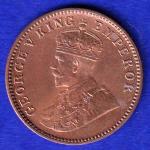 British india 1936 George v one quarter anna copper coin :– SB109