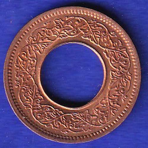 British india king george vi 1945 bombay mint  one pice beautiful copper Coin :-SB111