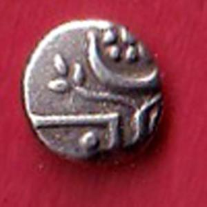 TRAVANCORE STATE RAJARAM VERMA IV SILVER CHUKRAM:- SB12