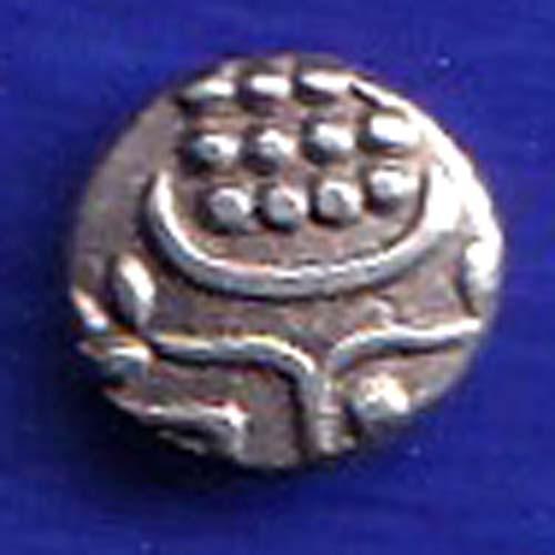 TRAVANCORE STATE RAJARAM VERMA IV SILVER CHUKRAM COIN:- SB121