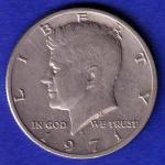 united state of america 1971 liberty half dollar coin –SB141