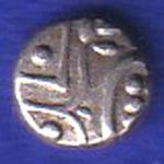 TRAVANCORE STATE RAJARAM VERMA IV SILVER CHUKRAM COIN:- SB160