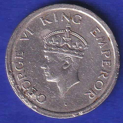 BRITHISH INDIA 1947 GORGE VI KING EMPEROR ONE  RUPEE bombay  mint coin :- SB142
