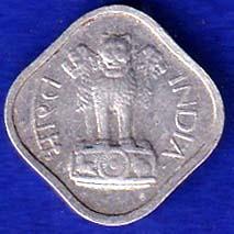 republic india 1969 ONE paisa BOMBAY MINT coin :-SB167
