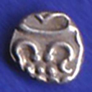 TRAVANCORE STATE RAJARAM VERMA IV SILVER CHUKRAM COIN:- SB 17