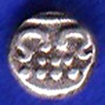 TRAVANCORE STATE RAJARAM VERMA IV SILVER CHUKRAM COIN:- SB172